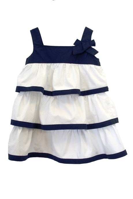 tuctuc feestjurk navy girl 116