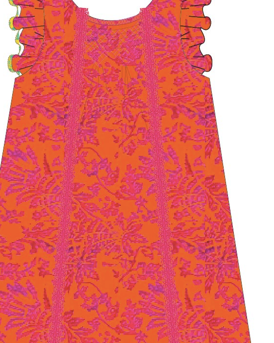 rosalita senoritas jurk girasol orange 110/116