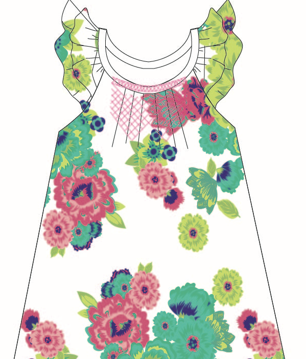 rosalita senoritas jurk begonia 122/128