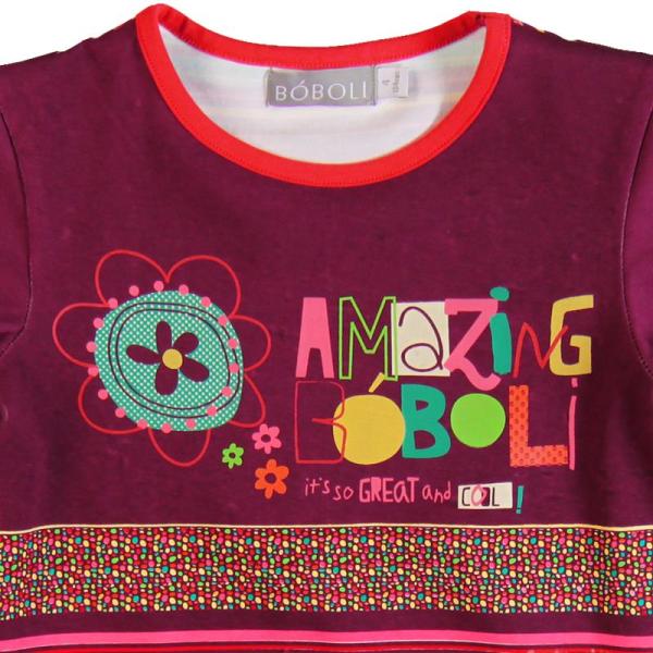 boboli jurk stretch purple 98