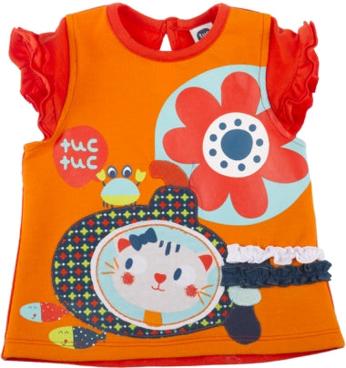 tuctuc t-shirt sea life 83 cm