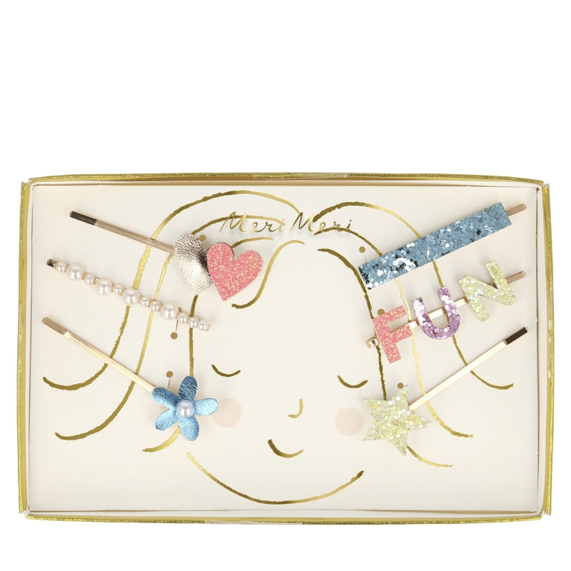 Merimeri Fun hair slides 4+