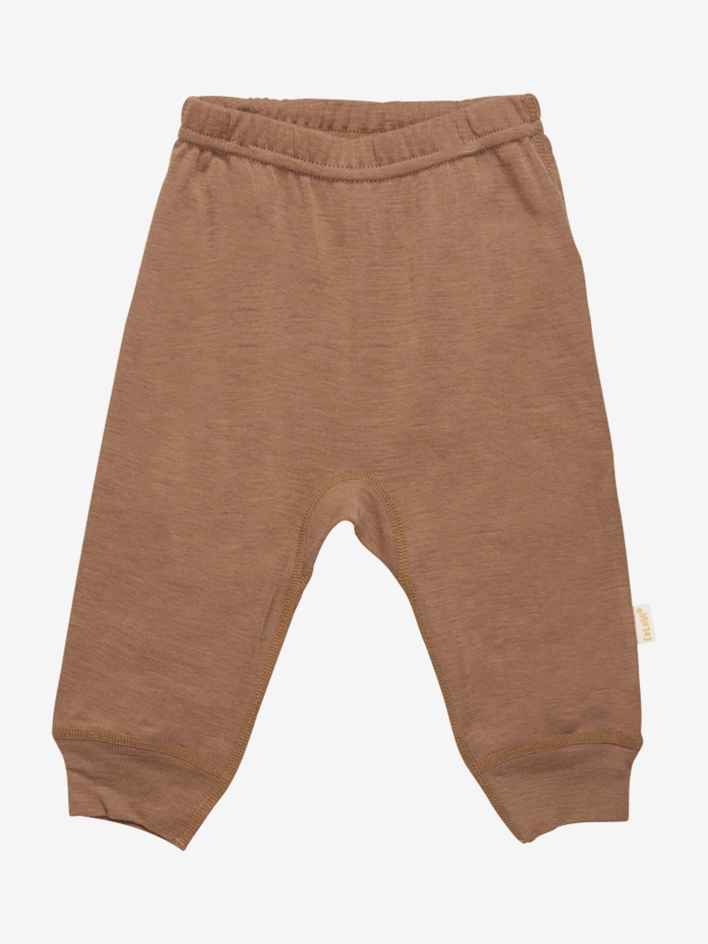 Celavi broek mokka merino wol