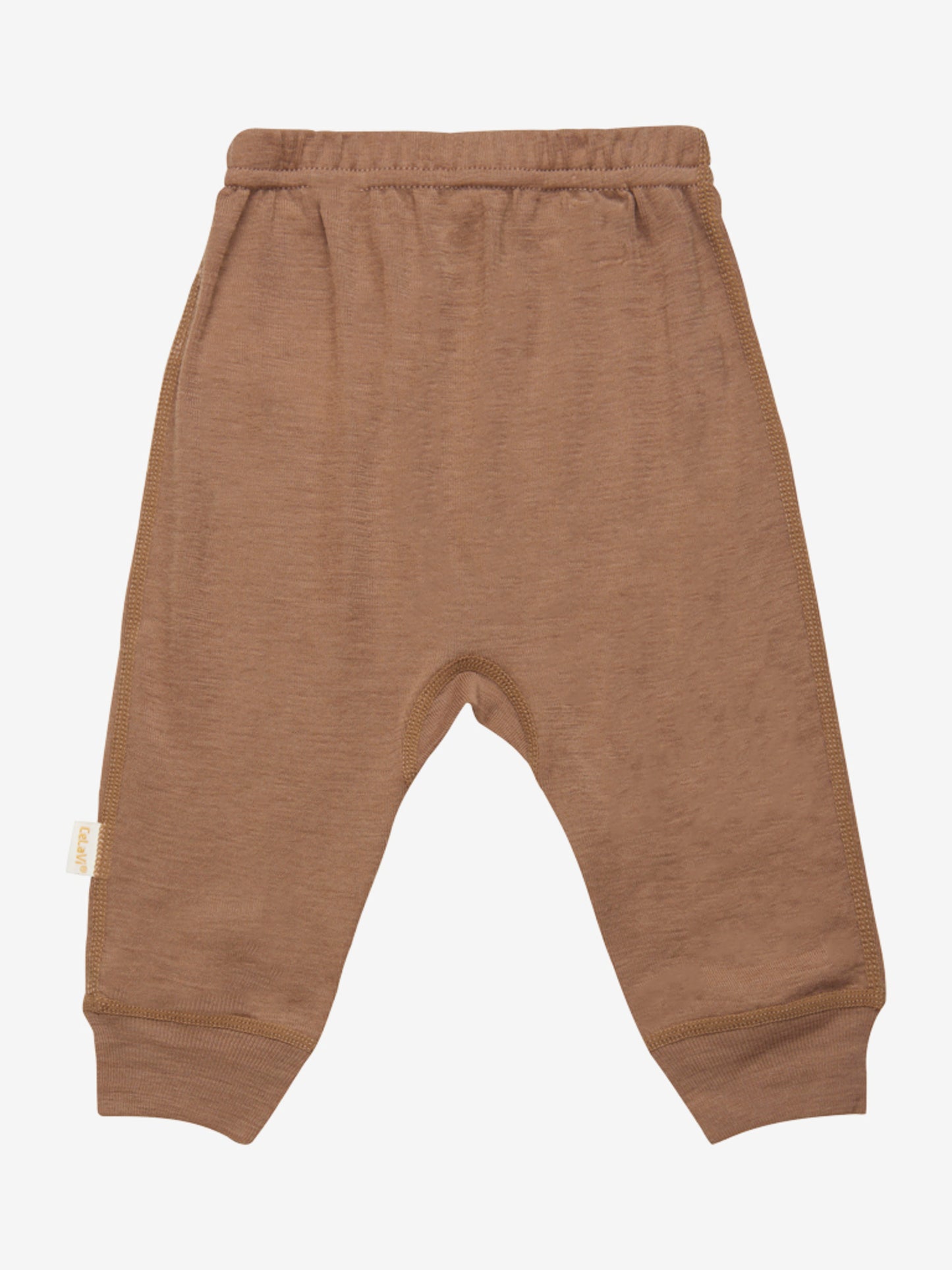 Celavi broek mokka merino wol