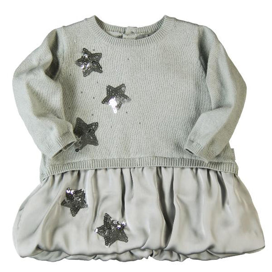 boboli feestjurk zilver 98