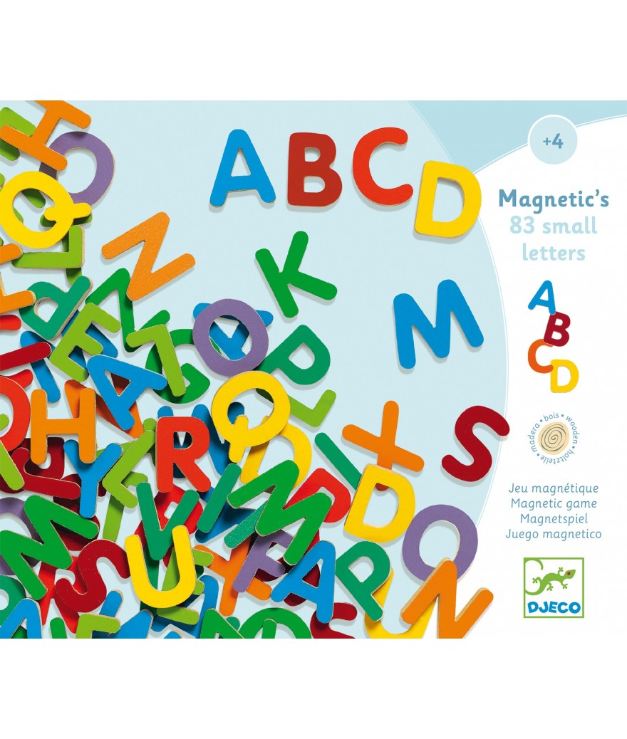 Djeco 83 magnetische hoofdletters 4+