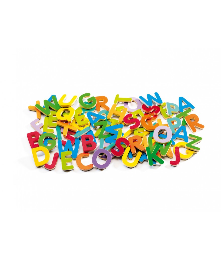 Djeco 83 magnetische hoofdletters 4+