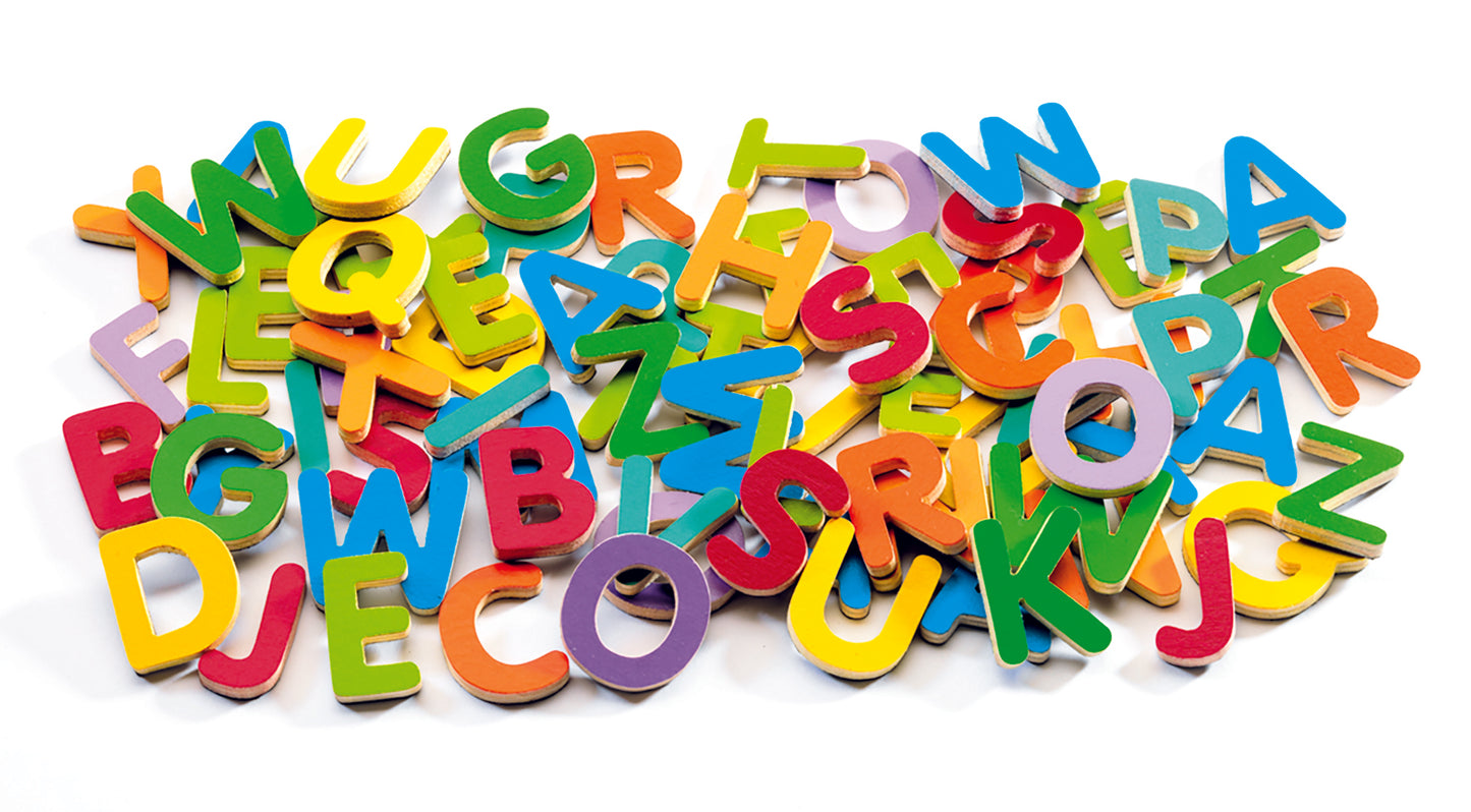 Djeco 83 magnetische hoofdletters 4+