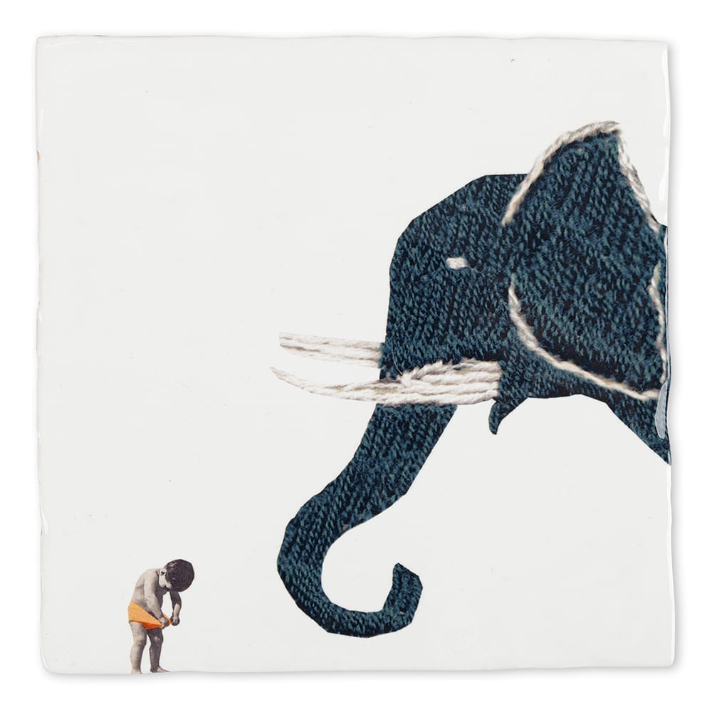Storytile olifant 10X10 cm