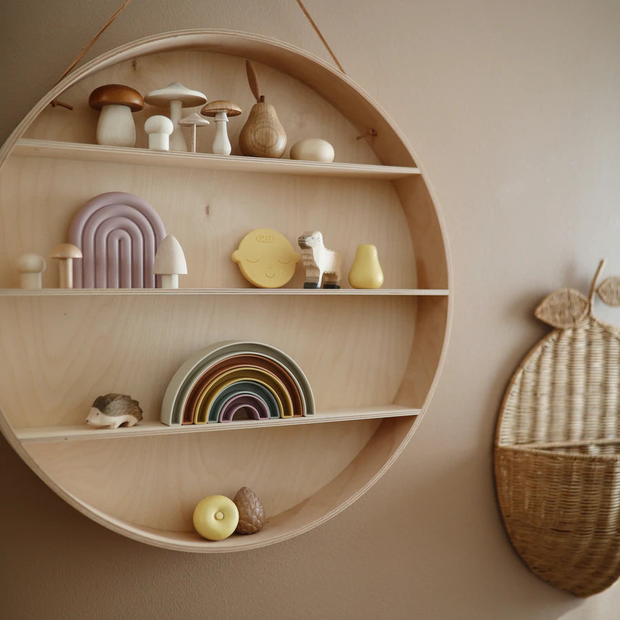 Mushie stapelspeeltje rainbow tropical