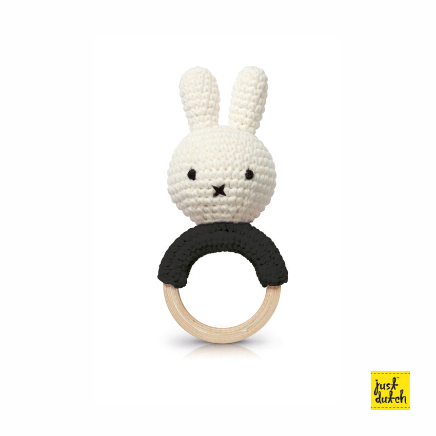 justdutch nijntje handgemaakte bijtring rammelaar 0+