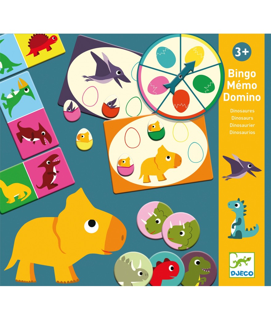 Djeco spellentrio dinosaurus 3+