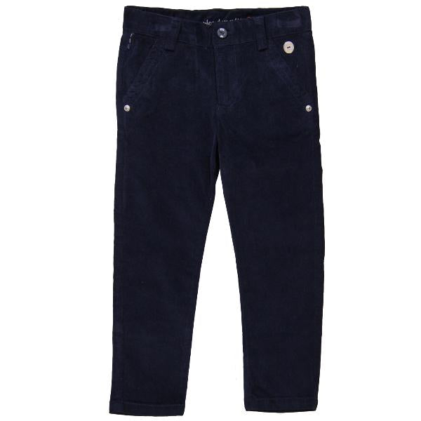 boboli broek microrib dark navy 128/140