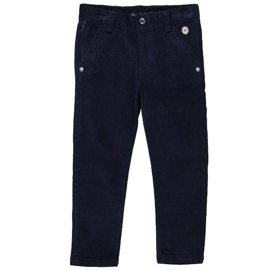 boboli broek microrib dark navy 128/140