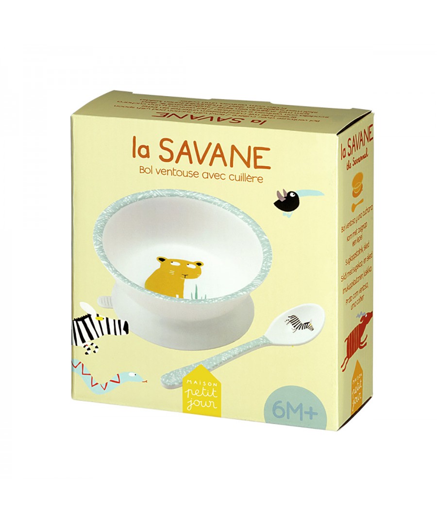 Petit jour kom met zuignap la savane +6 mnd