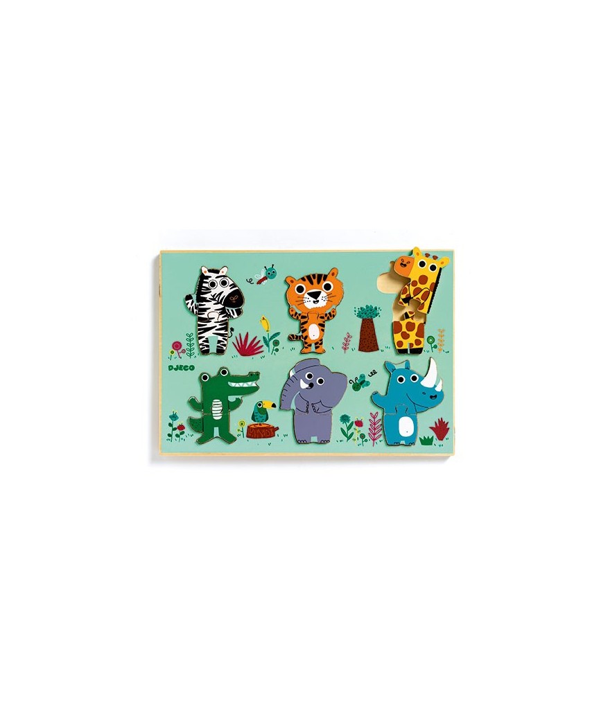 Djeco Coucou-croco puzzel 18m+
