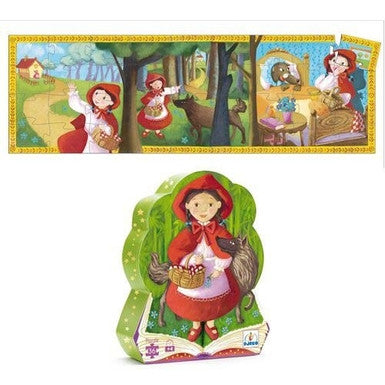 djeco puzzel roodkapje +4