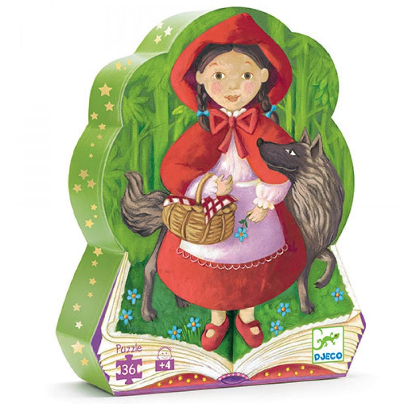 djeco puzzel roodkapje +4
