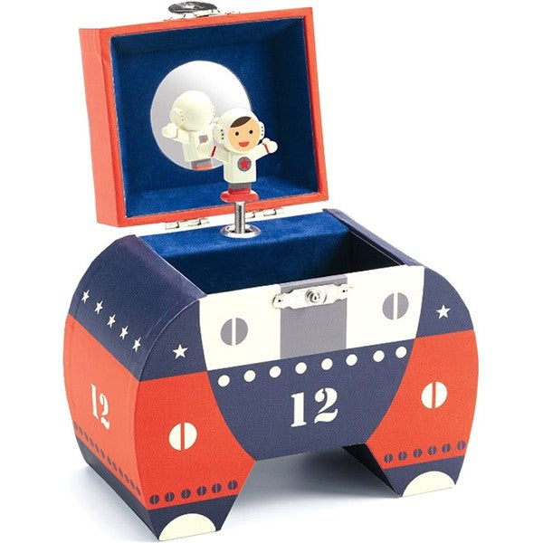 djeco juwelendoos muziekdoosje raket polo 12 +3