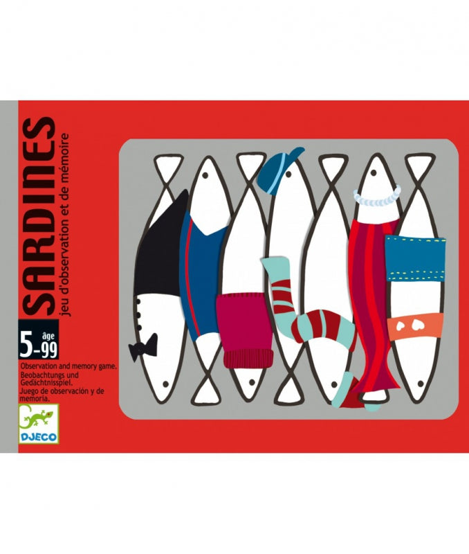 djeco kaartspel sardines 5+