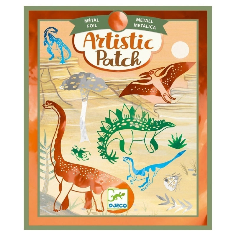 djeco knutselen collages artistic patch dinosaurus 6+