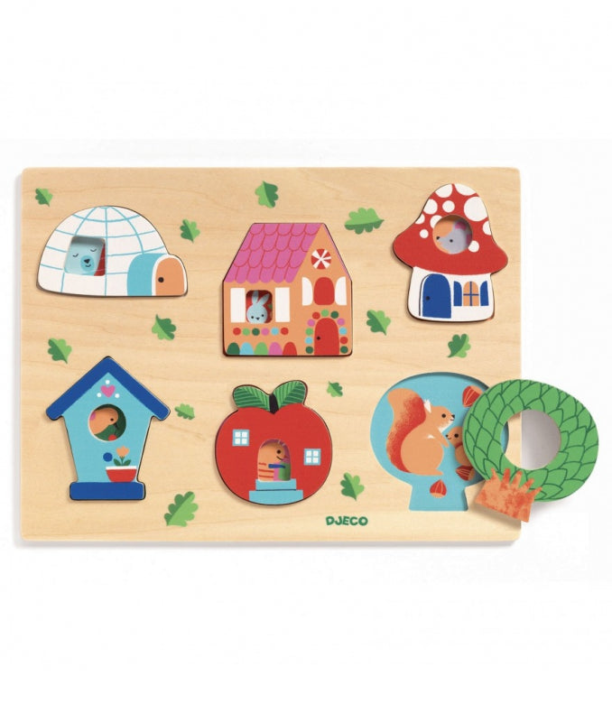 djeco puzzel coucou-house +18m