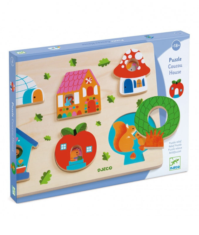djeco puzzel coucou-house +18m