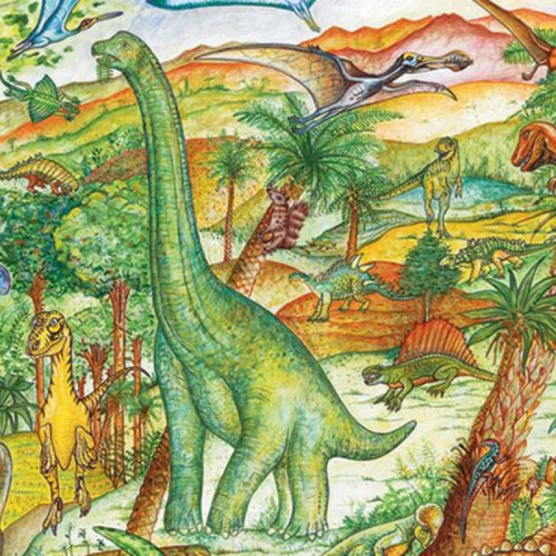djeco puzzel dinosaurus +4