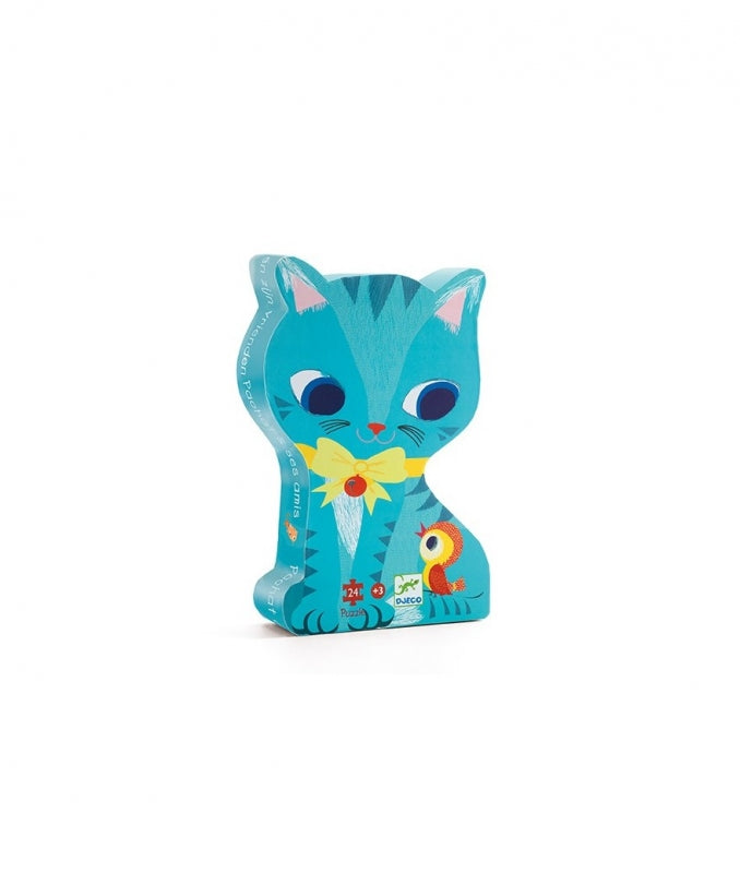 Djeco puzzel kat Pachat en ses amis 24 pcs 3+