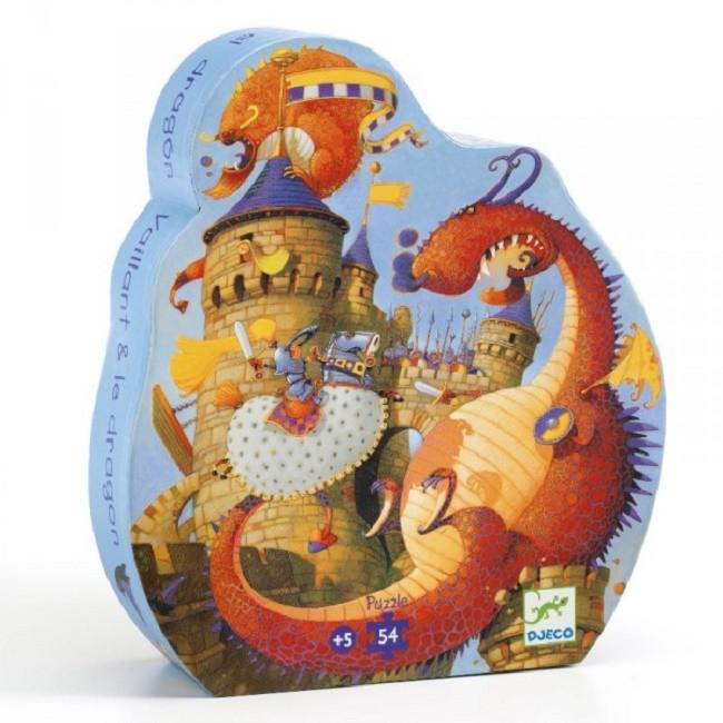 djeco puzzel vaillant and the dragon 5+