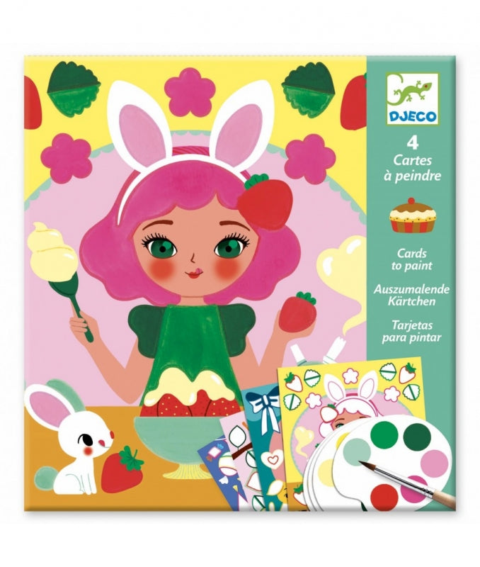 djeco schilderkaarten snack time 6+