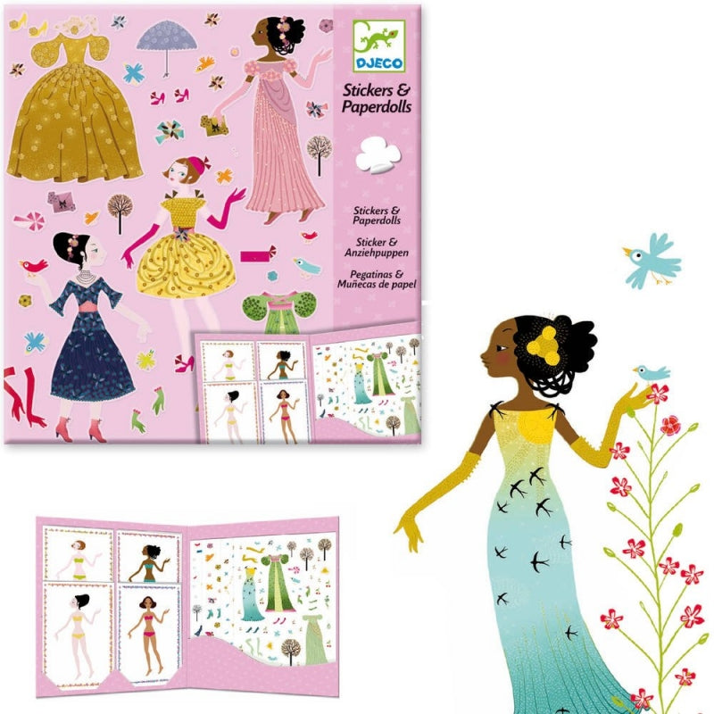 djeco stickers robes des 4 saisons 4+