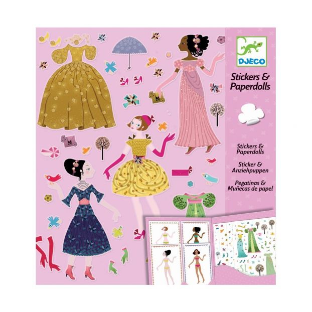 djeco stickers robes des 4 saisons 4+