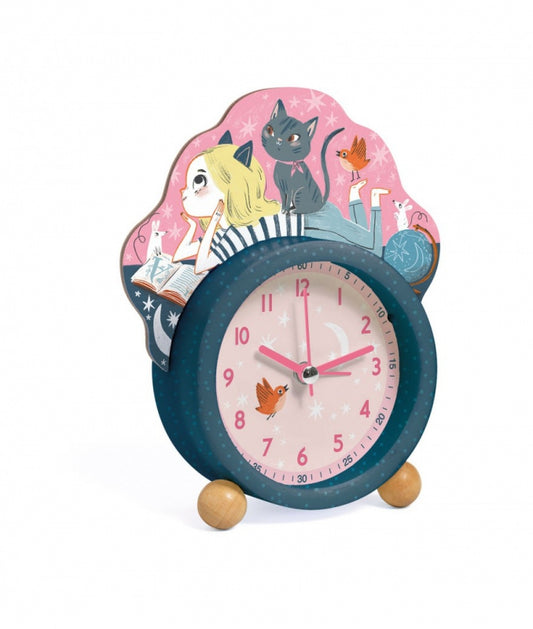 Djeco wekker alarm clock cat