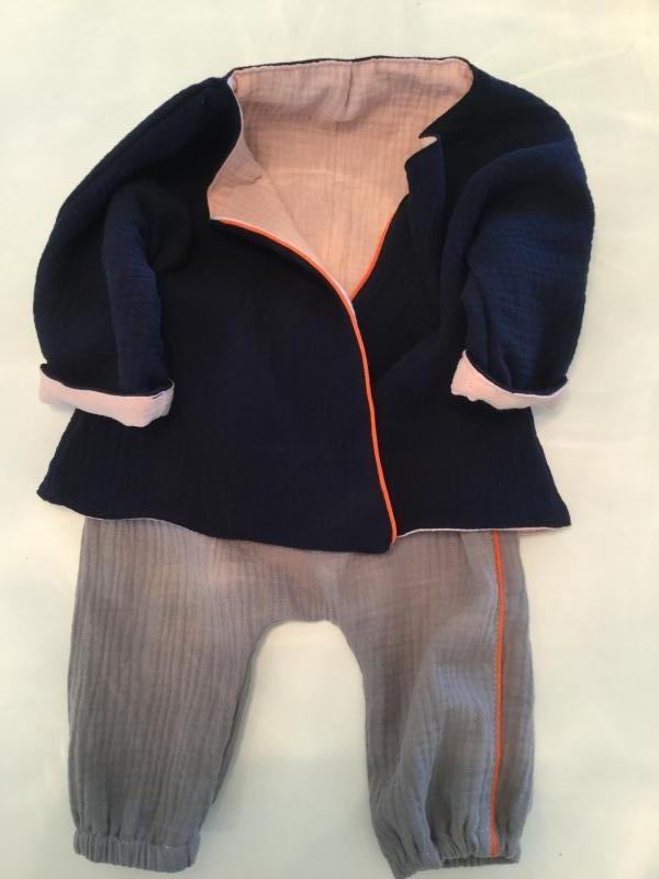 petitepippa overslagjas reversible piping