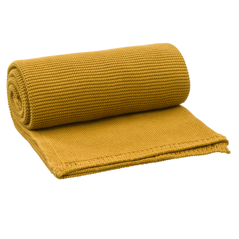 fresk babydeken oker 80 x 100 cm
