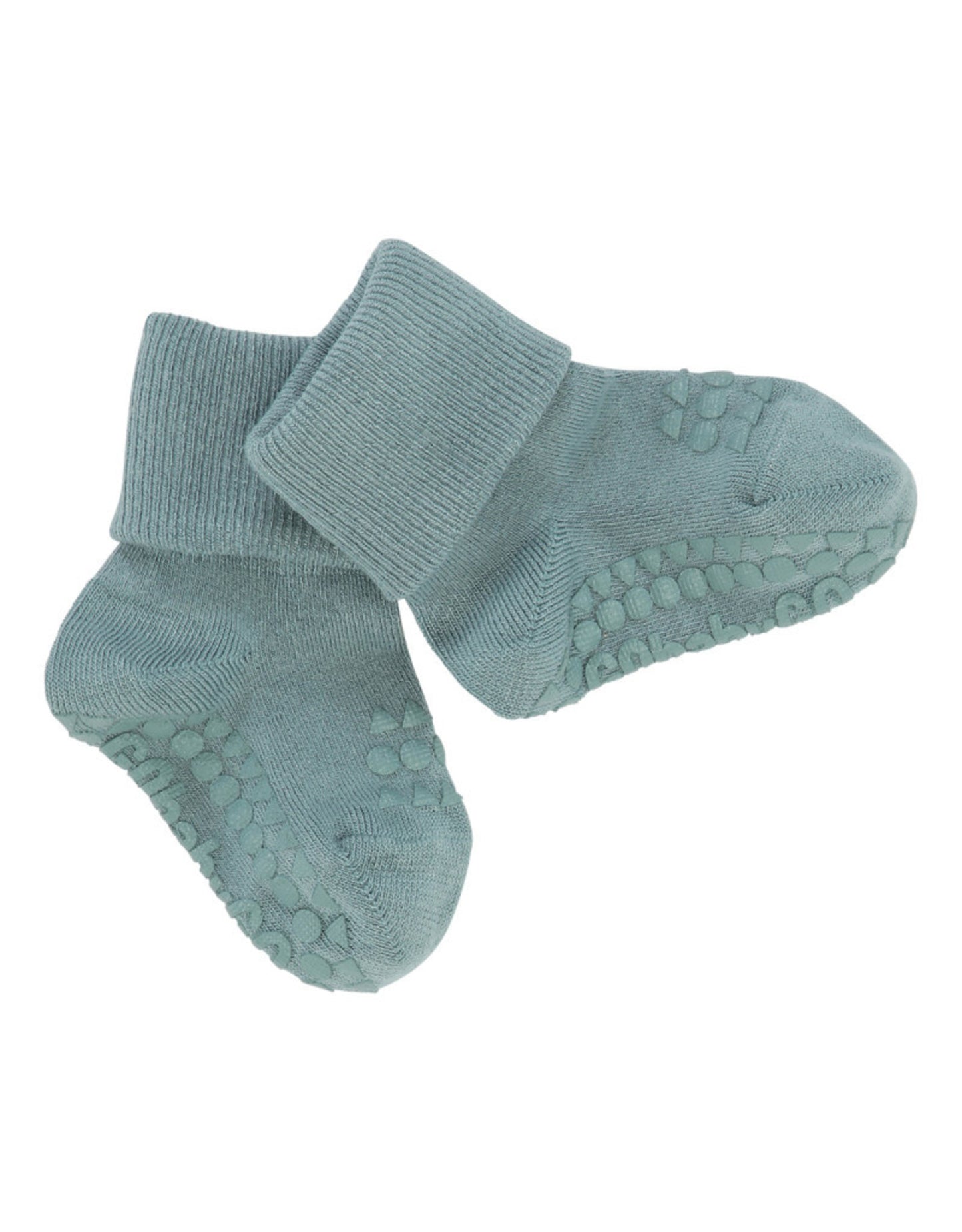 gobabygo antislipsok bamboo dusty blue