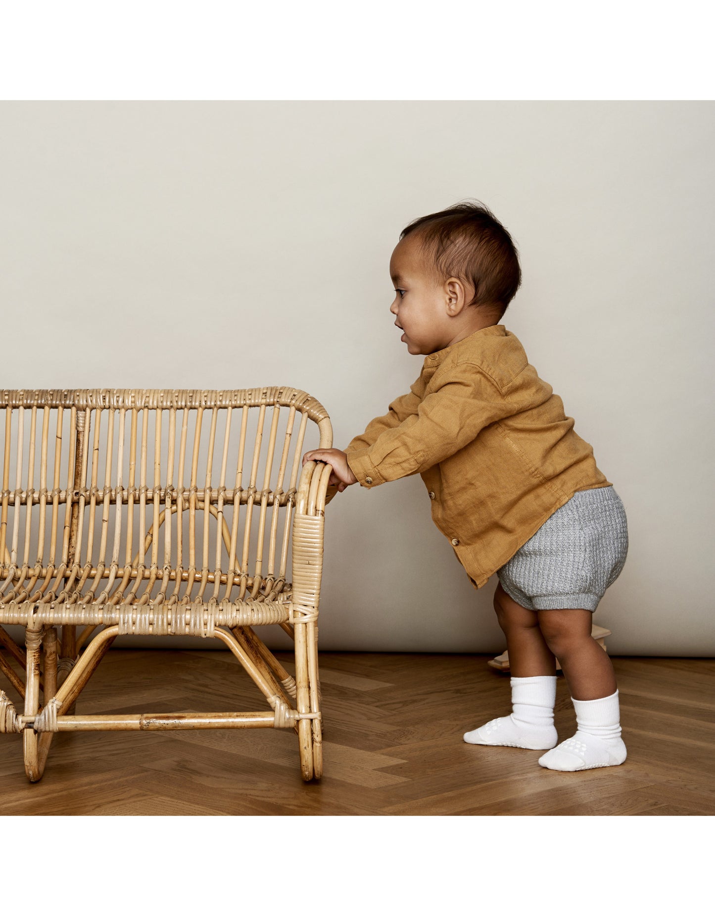 gobabygo antislipsok bamboo off white