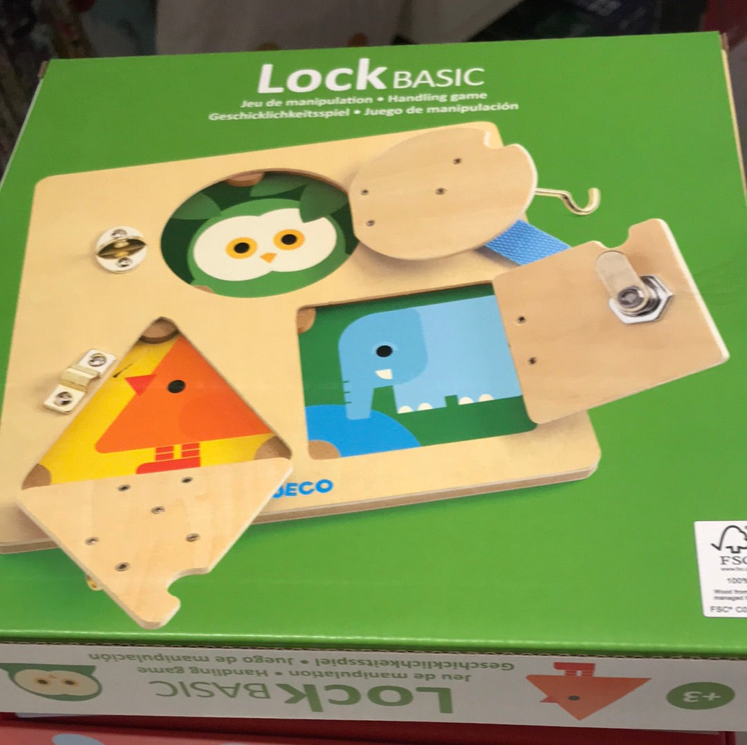 Djeco slotenpuzzel Lockbasic 3+