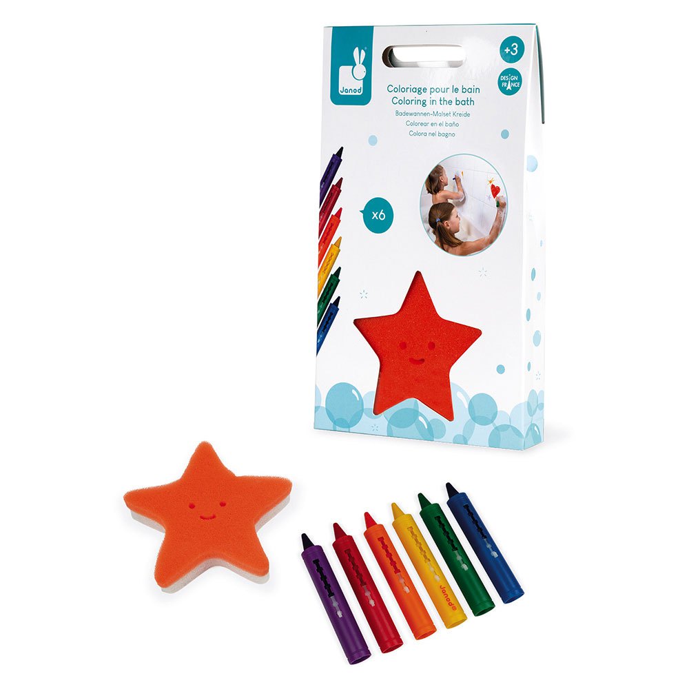 Janod Badspeelgoed - Kleuren in Bad +3