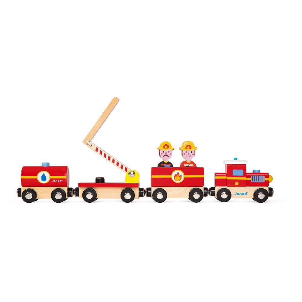 Janod Story Brandweer Trein 3+