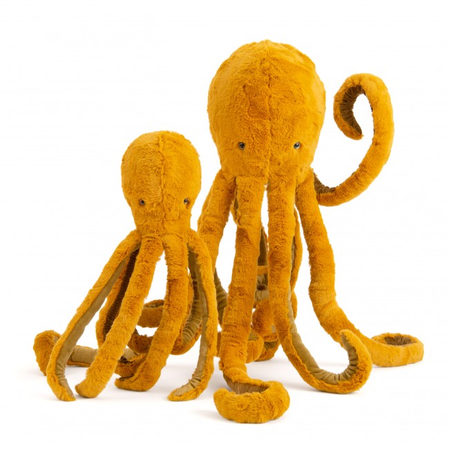 Moulin Roty knuffel large octupus tour autour du monde