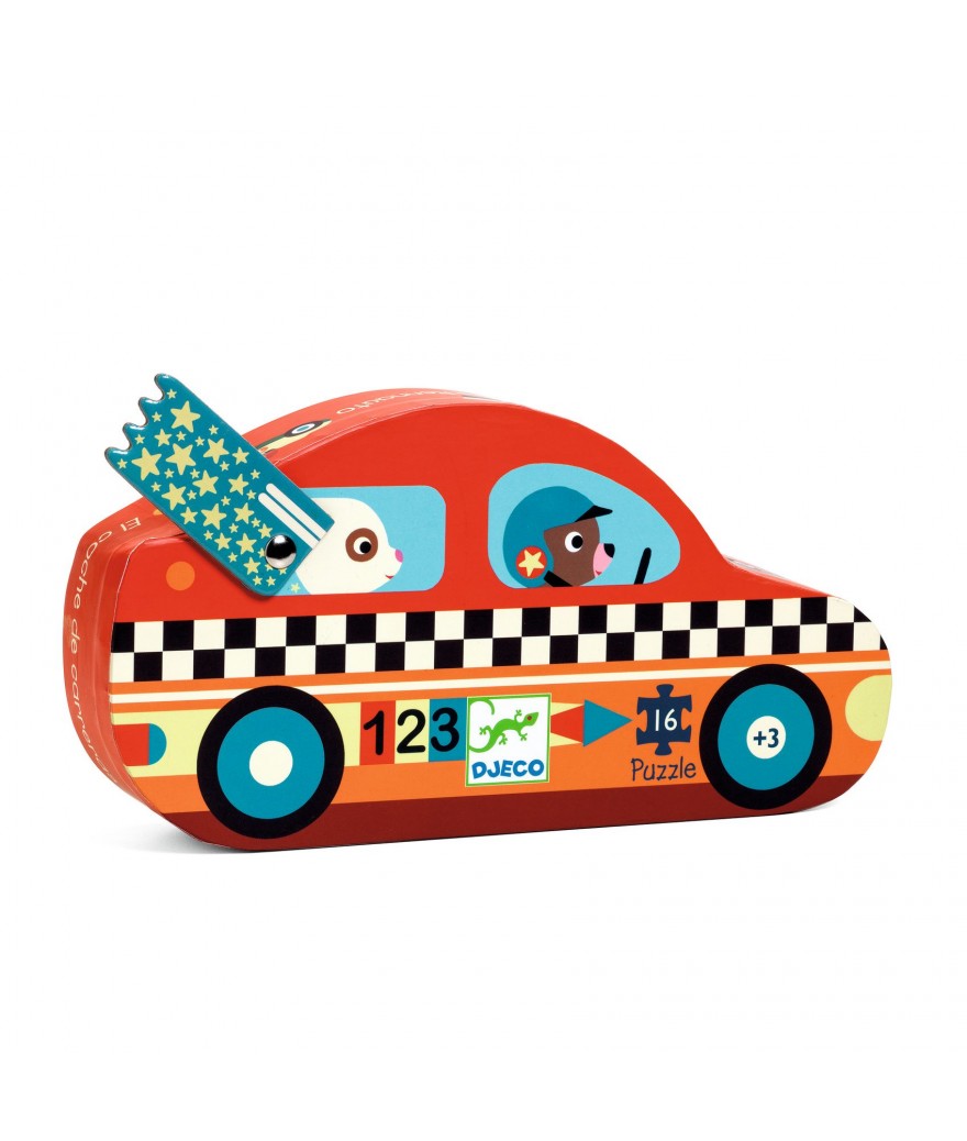 Djeco puzzel le bolide +3