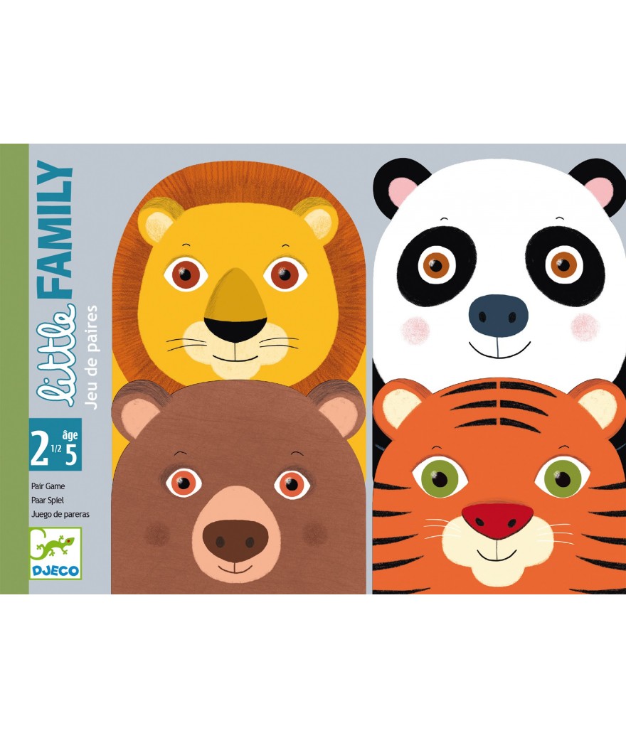 Djeco kaartspel kleine familie 2+