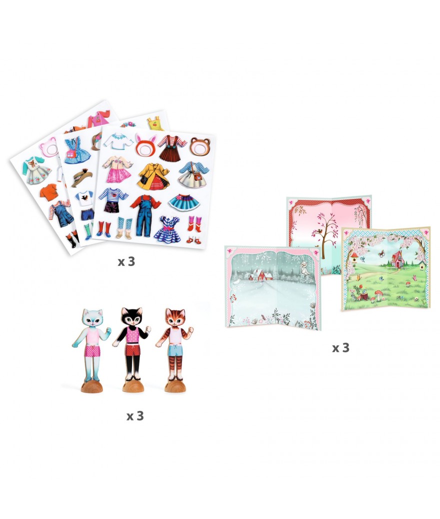 Djeco dress up little wardrobe 3+