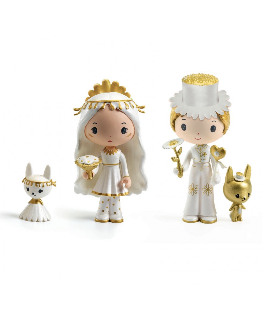 Djeco tinyly popjes Marguerite & Leopold 4+