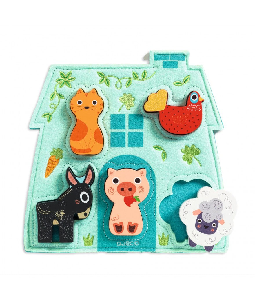 Djeco puzzel Mouki +12m