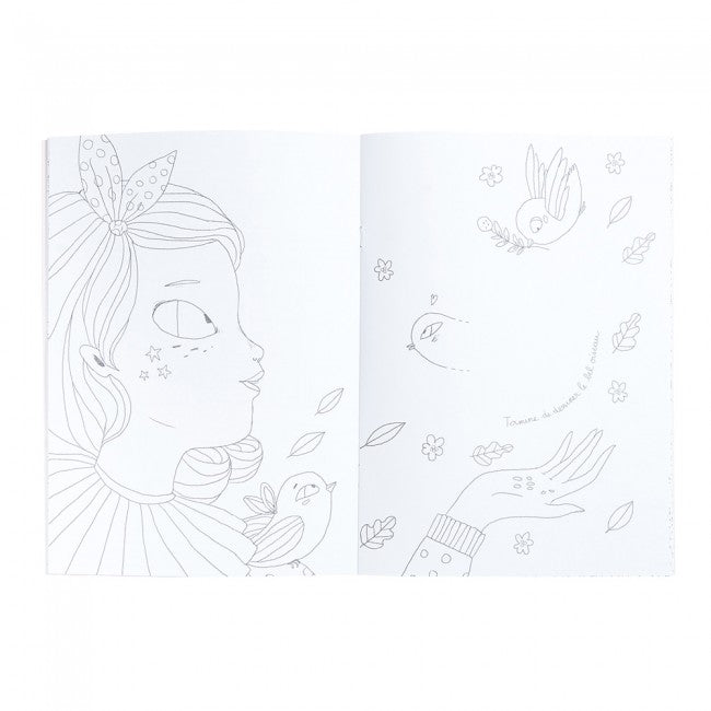 Moulin Roty kleurboek les parisiennes 3+