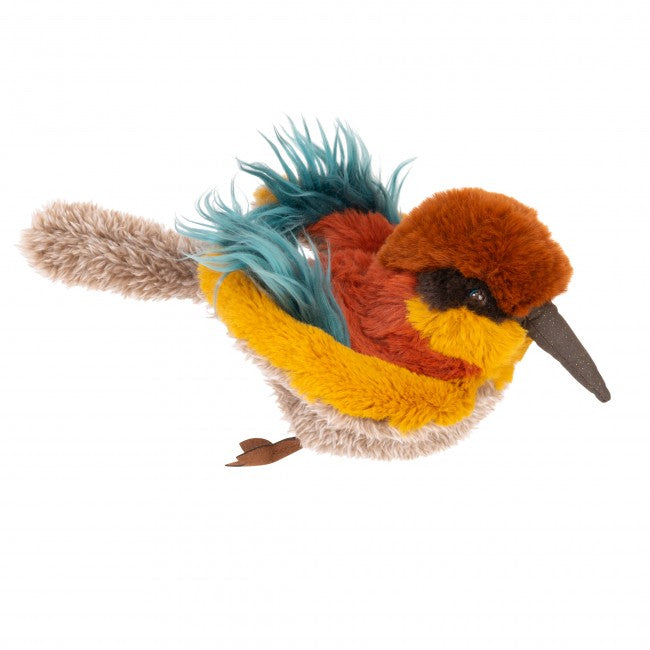 Moulin Roty knuffel vogeltje bee eater tout autour du monde 10mnd+