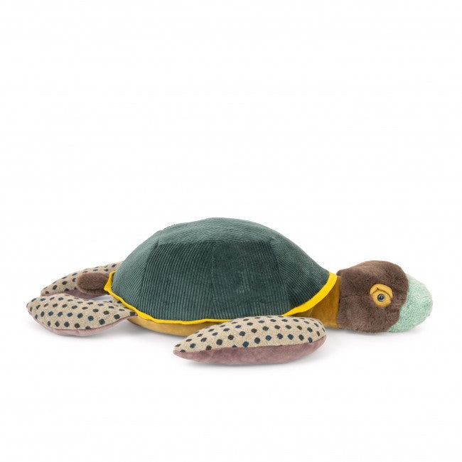 Moulin Roty knuffel large turtle tour autour du monde 60cm 0+